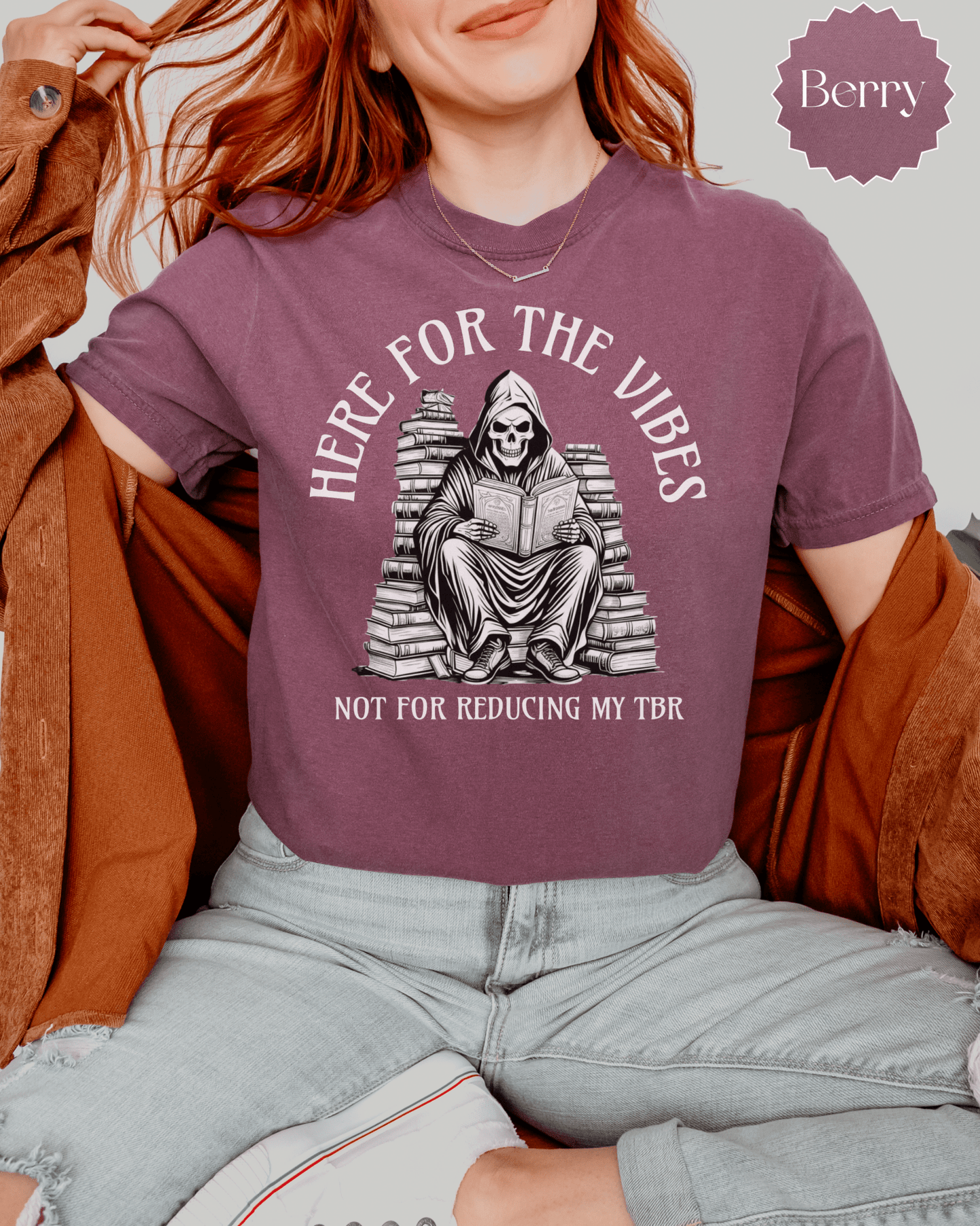 Grim Reaper Book Lover T-Shirt, Funny Reading Tee, Unisex Gift Shirt, Bookworm Tee, Literary Apparel - EternalAscension
