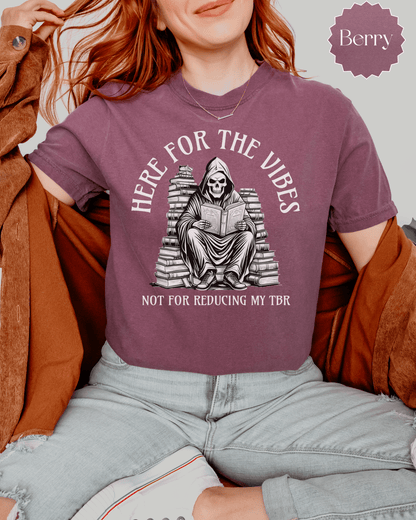 Grim Reaper Book Lover T-Shirt, Funny Reading Tee, Unisex Gift Shirt, Bookworm Tee, Literary Apparel - EternalAscension