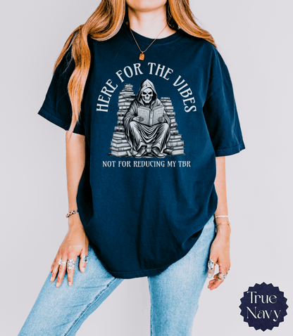 Grim Reaper Book Lover T-Shirt, Funny Reading Tee, Unisex Gift Shirt, Bookworm Tee, Literary Apparel - EternalAscension