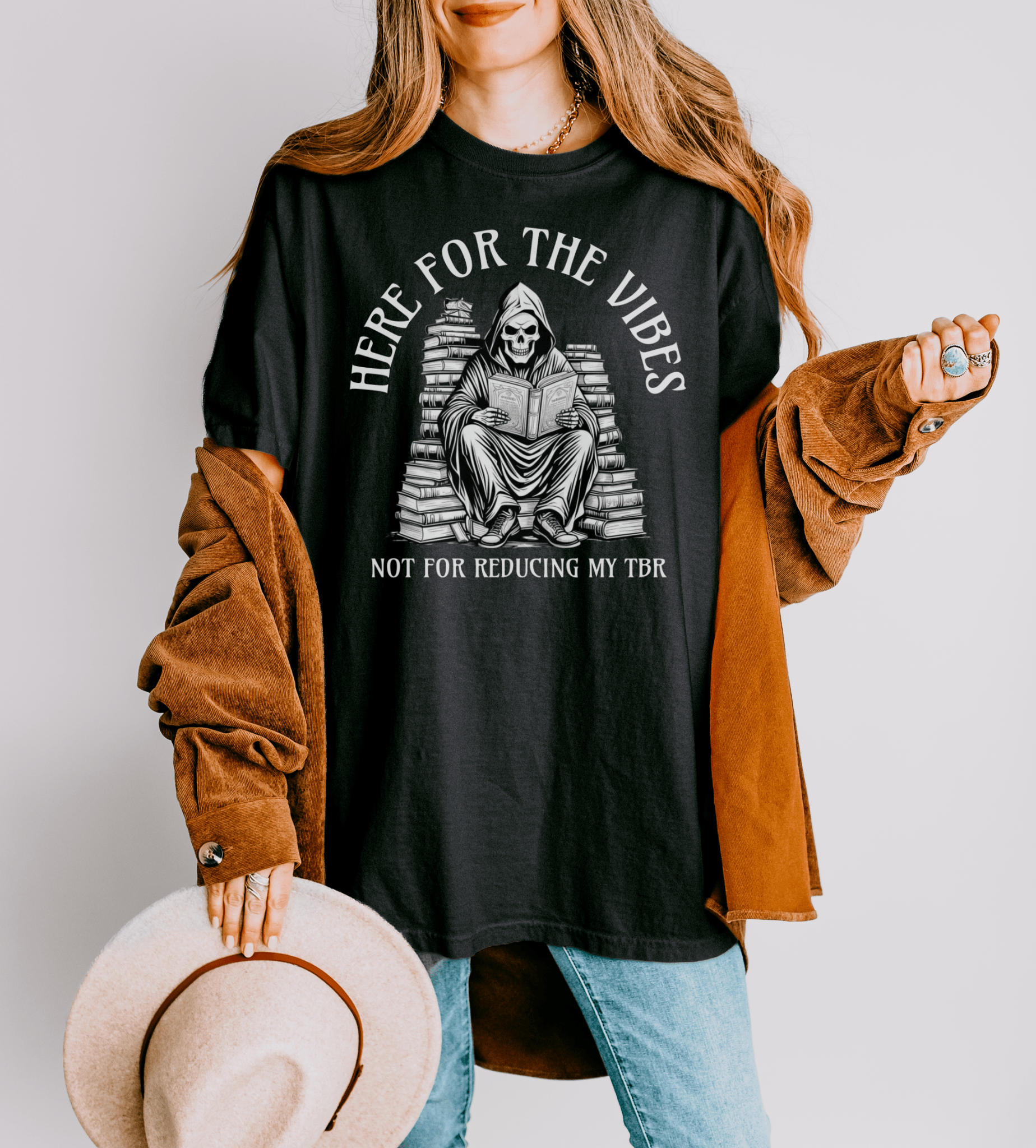 Grim Reaper Book Lover T-Shirt, Funny Reading Tee, Unisex Gift Shirt, Bookworm Tee, Literary Apparel - EternalAscension