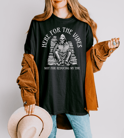 Grim Reaper Book Lover T-Shirt, Funny Reading Tee, Unisex Gift Shirt, Bookworm Tee, Literary Apparel - EternalAscension