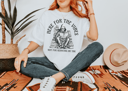 Grim Reaper Book Lover T-Shirt, Funny Reading Tee, Unisex Gift Shirt, Bookworm Tee, Literary Apparel - EternalAscension