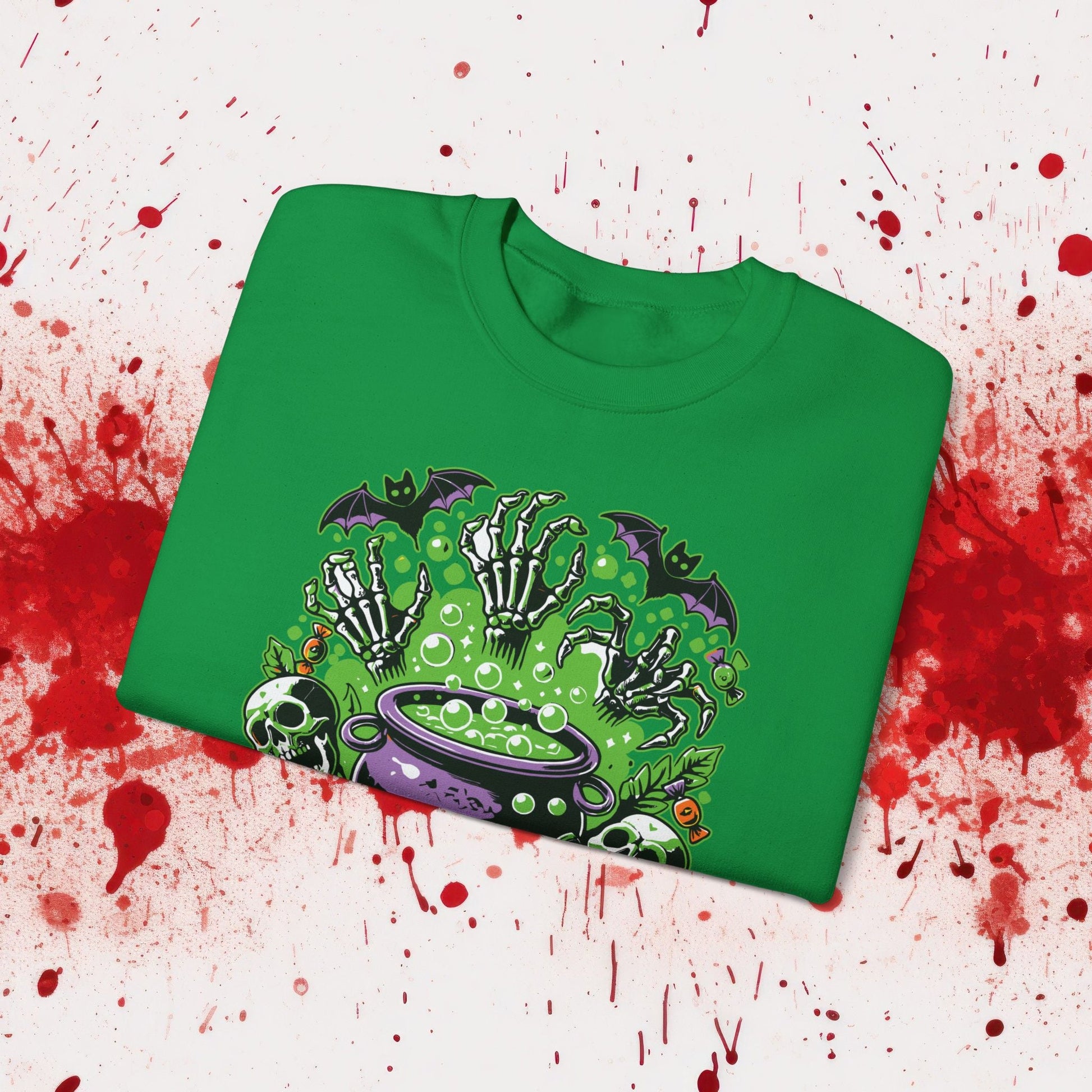 Halloween Cauldron Unisex Heavy Blend™ Crewneck Sweatshirt - EternalAscension