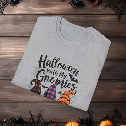 🎃 Halloween With My Gnomies 🎃Unisex Softstyle T - Shirt - EternalAscension