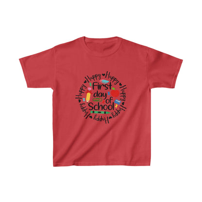 Happy 1st Day of School Kids Heavy Cotton™ Tee - EternalAscension