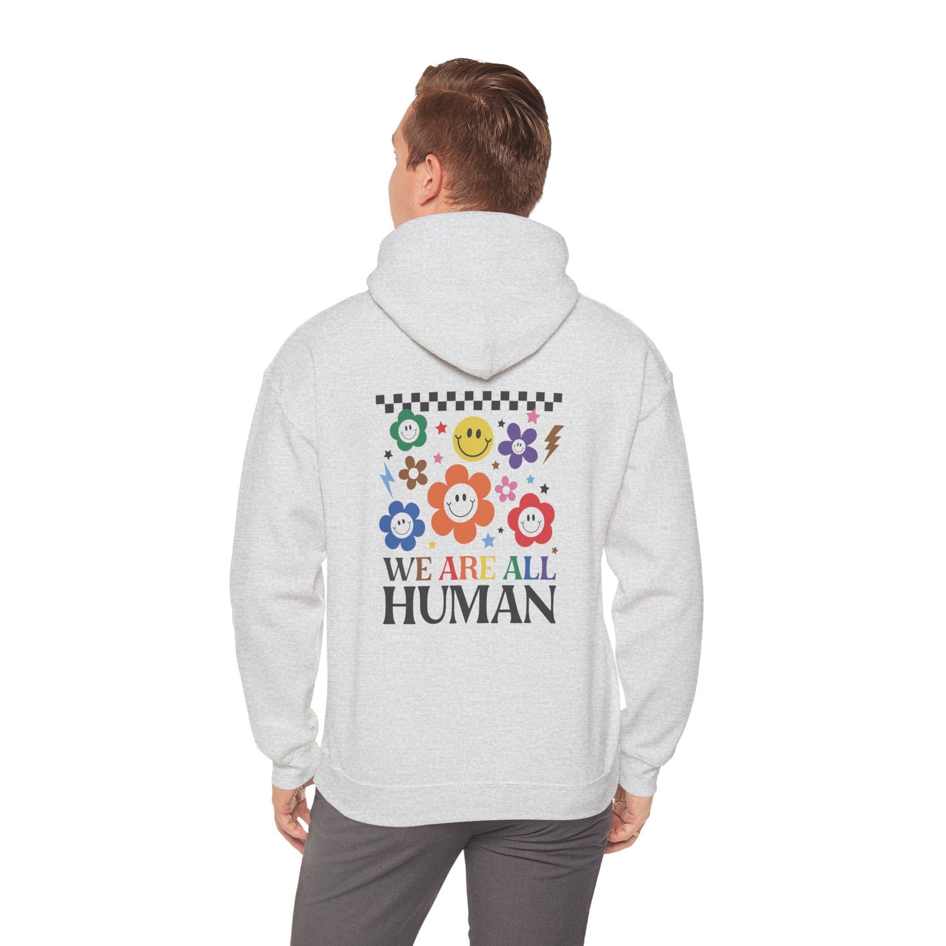 Hate Less LOVE MORE! Unisex Heavy Blend™ Hooded Sweatshirt - EternalAscension