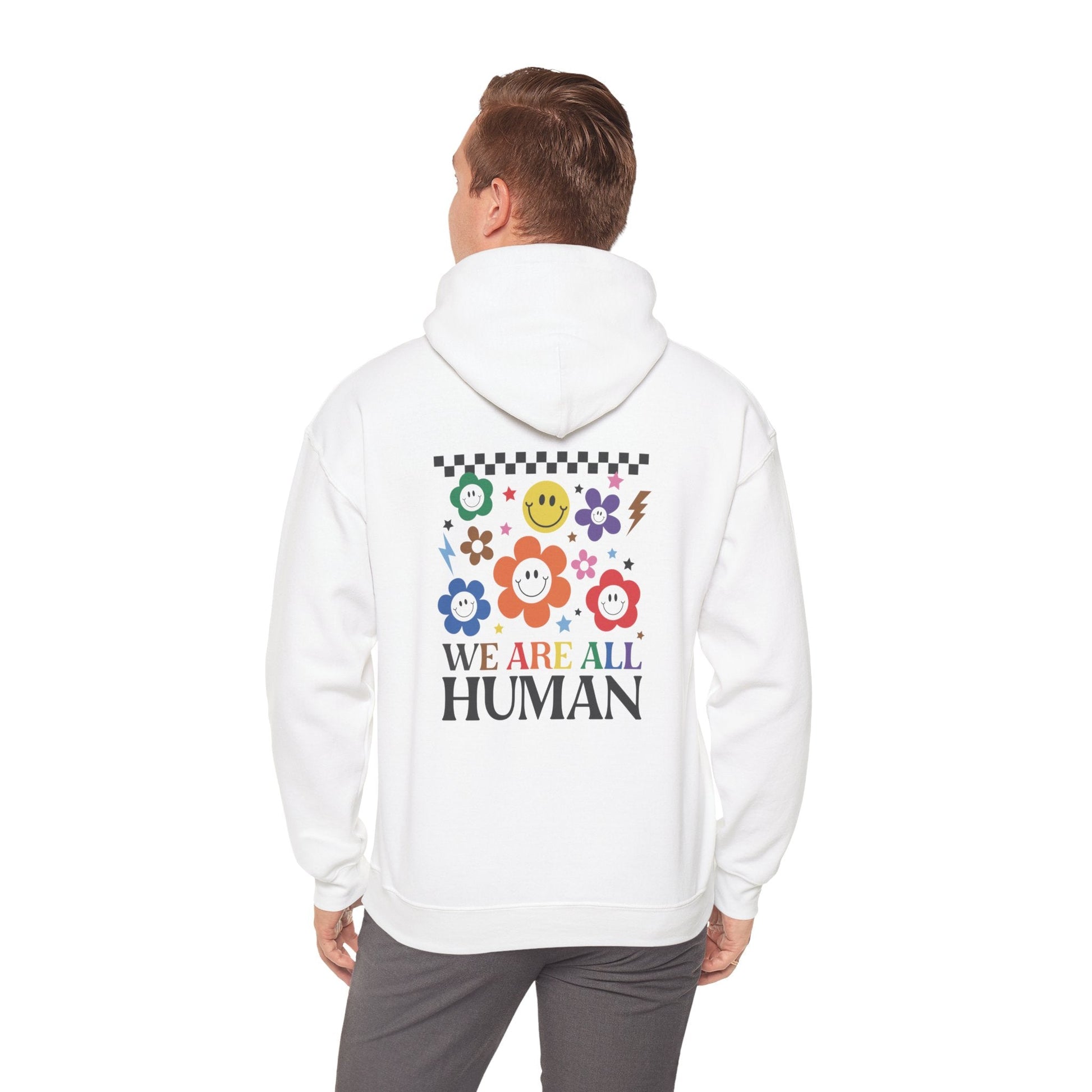 Hate Less LOVE MORE! Unisex Heavy Blend™ Hooded Sweatshirt - EternalAscension