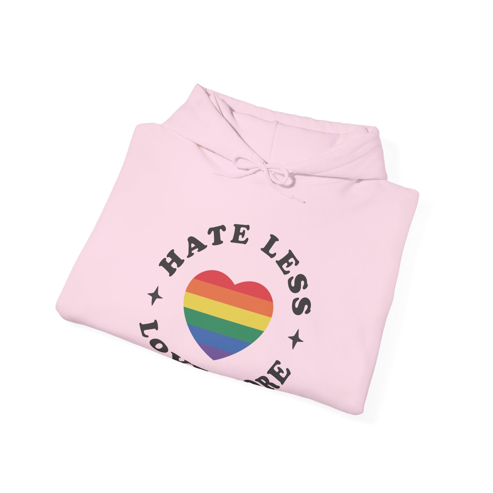 Hate Less LOVE MORE! Unisex Heavy Blend™ Hooded Sweatshirt - EternalAscension