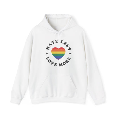 Hate Less LOVE MORE! Unisex Heavy Blend™ Hooded Sweatshirt - EternalAscension