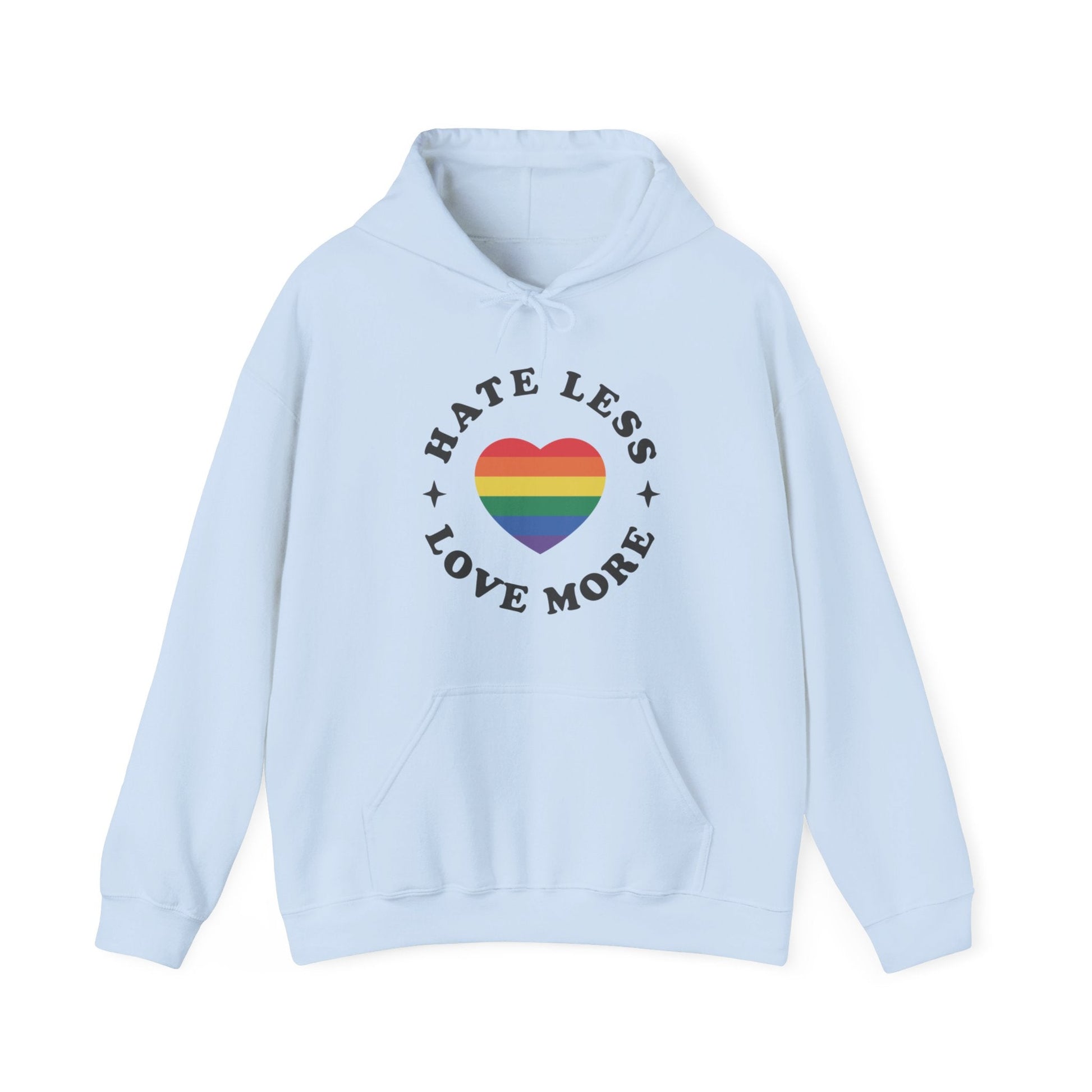 Hate Less LOVE MORE! Unisex Heavy Blend™ Hooded Sweatshirt - EternalAscension