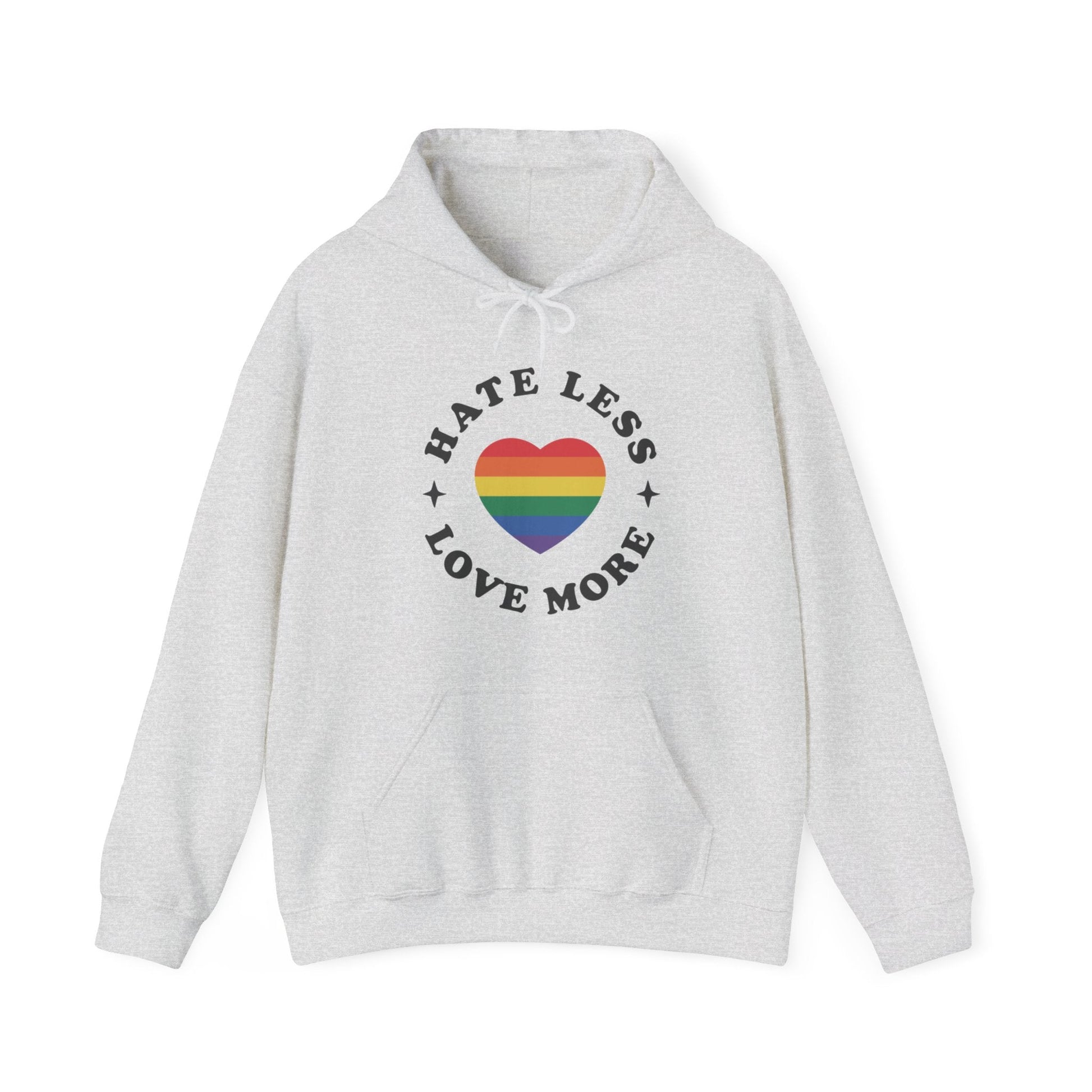 Hate Less LOVE MORE! Unisex Heavy Blend™ Hooded Sweatshirt - EternalAscension