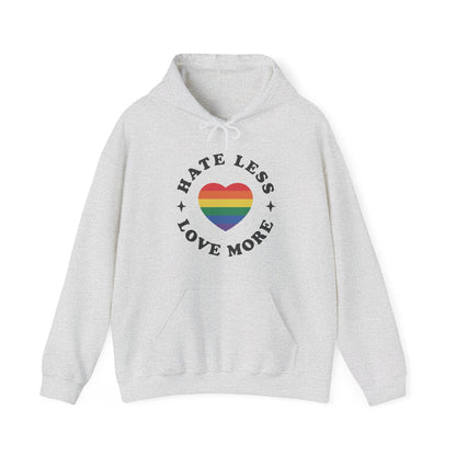 Hate Less LOVE MORE! Unisex Heavy Blend™ Hooded Sweatshirt - EternalAscension