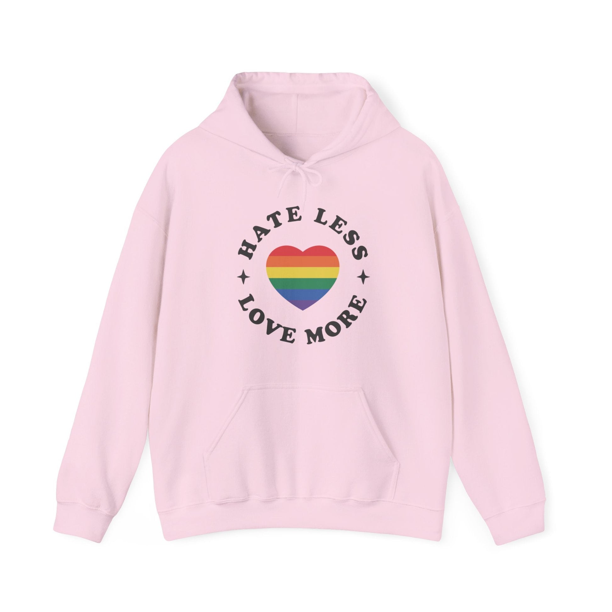 Hate Less LOVE MORE! Unisex Heavy Blend™ Hooded Sweatshirt - EternalAscension