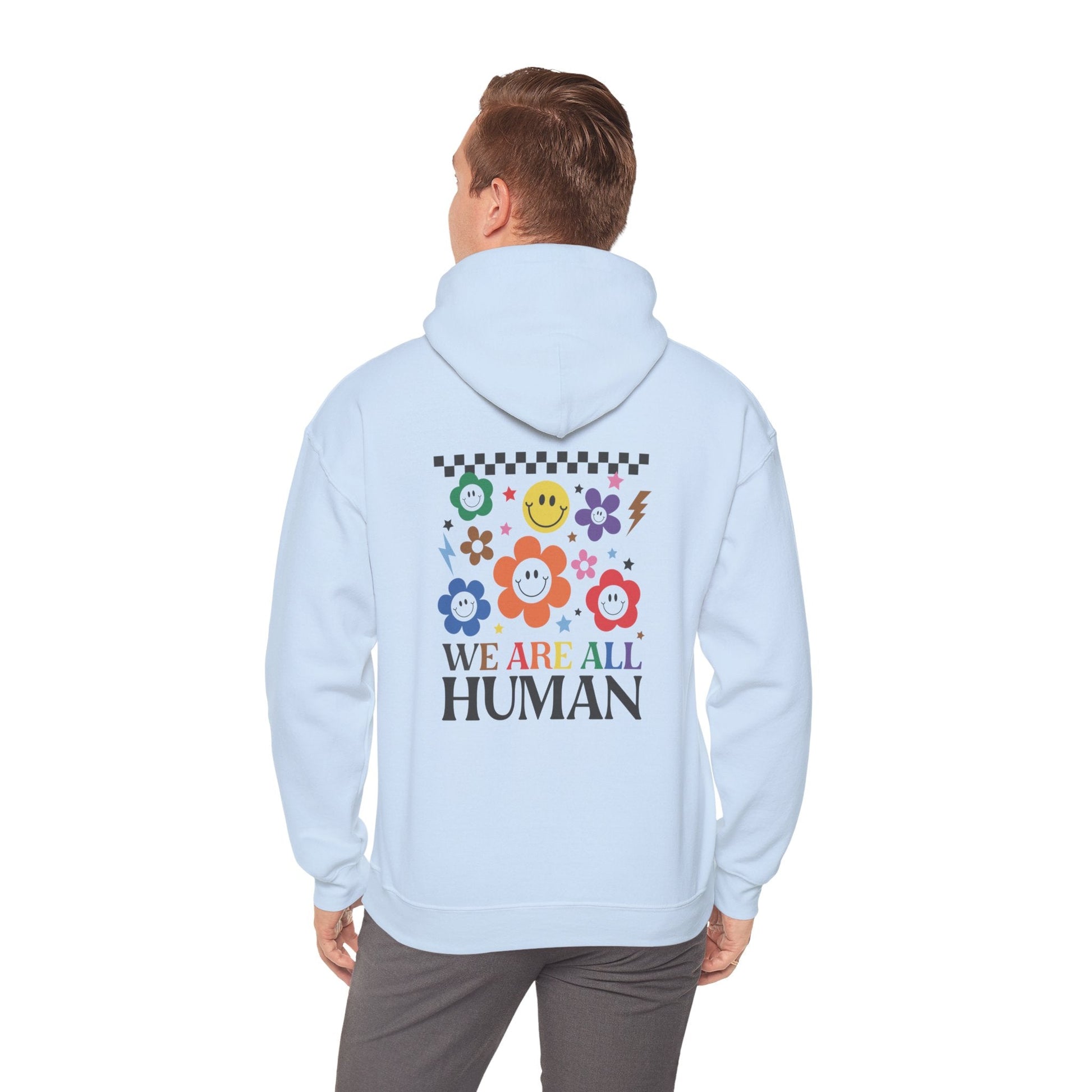 Hate Less LOVE MORE! Unisex Heavy Blend™ Hooded Sweatshirt - EternalAscension