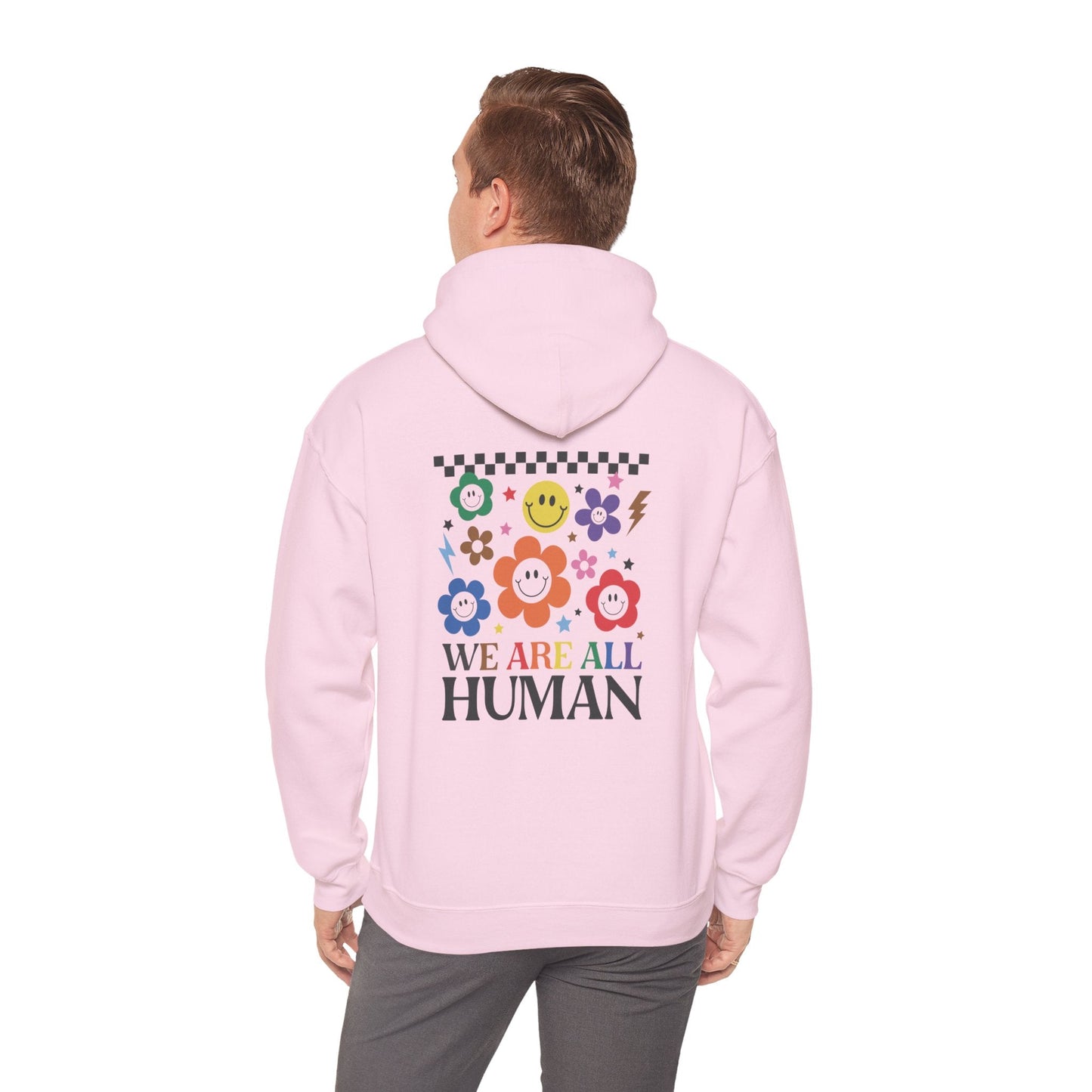 Hate Less LOVE MORE! Unisex Heavy Blend™ Hooded Sweatshirt - EternalAscension