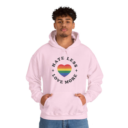Hate Less LOVE MORE! Unisex Heavy Blend™ Hooded Sweatshirt - EternalAscension