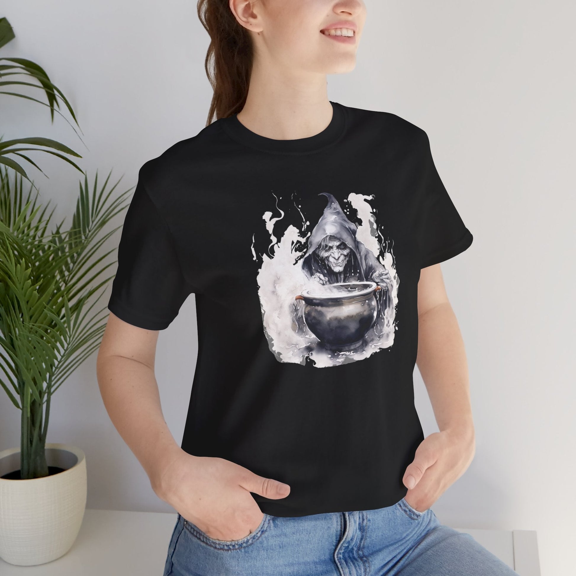 Haunted Witch’s Brew Unisex Jersey Short Sleeve Tee - EternalAscension