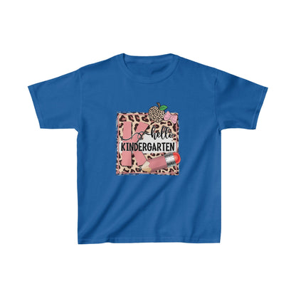 🍎 Hello Kindergarten T - Shirt 🍎Kids Heavy Cotton™ Tee - EternalAscension