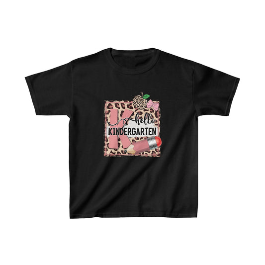 🍎 Hello Kindergarten T - Shirt 🍎Kids Heavy Cotton™ Tee - EternalAscension