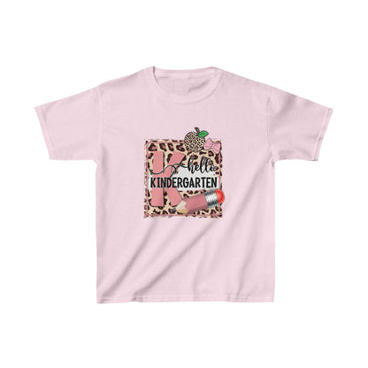 🍎 Hello Kindergarten T - Shirt 🍎Kids Heavy Cotton™ Tee - EternalAscension