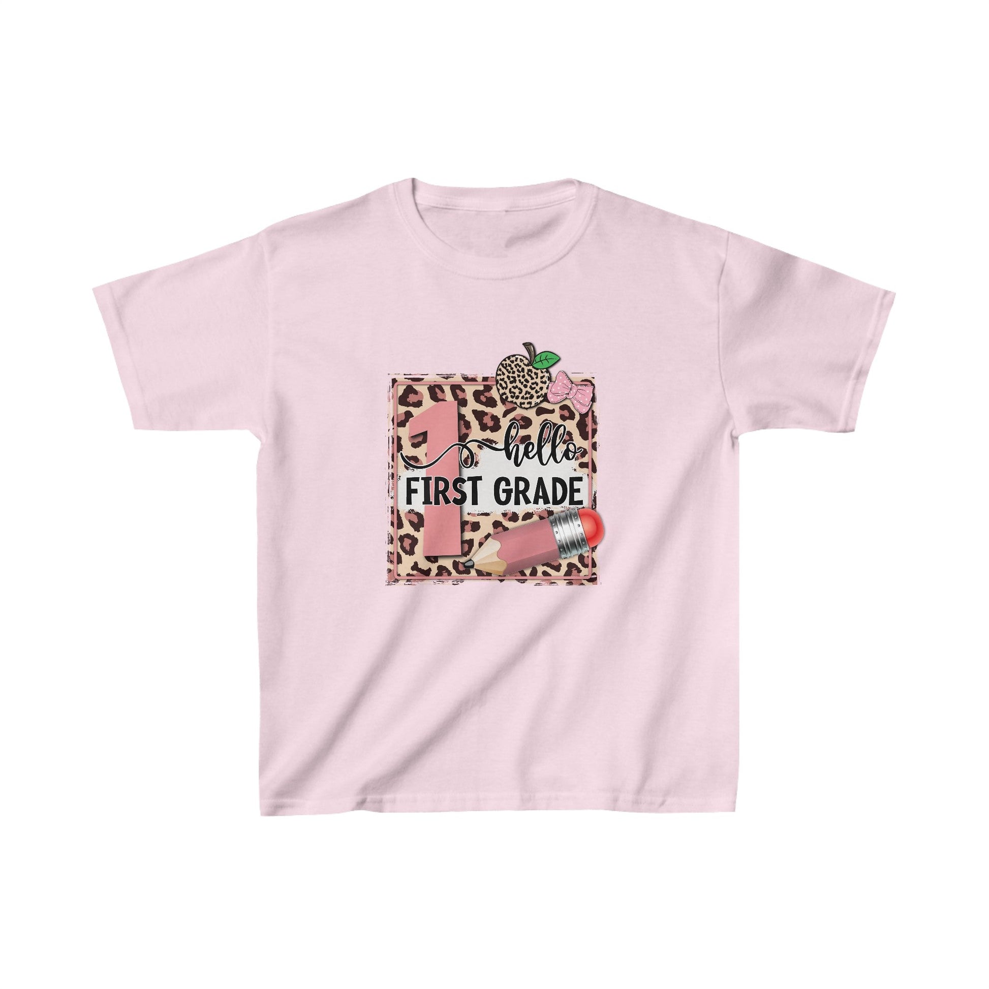 🍎 Hello Third Grade T - Shirt 🍎Kids Heavy Cotton™ Tee - EternalAscension