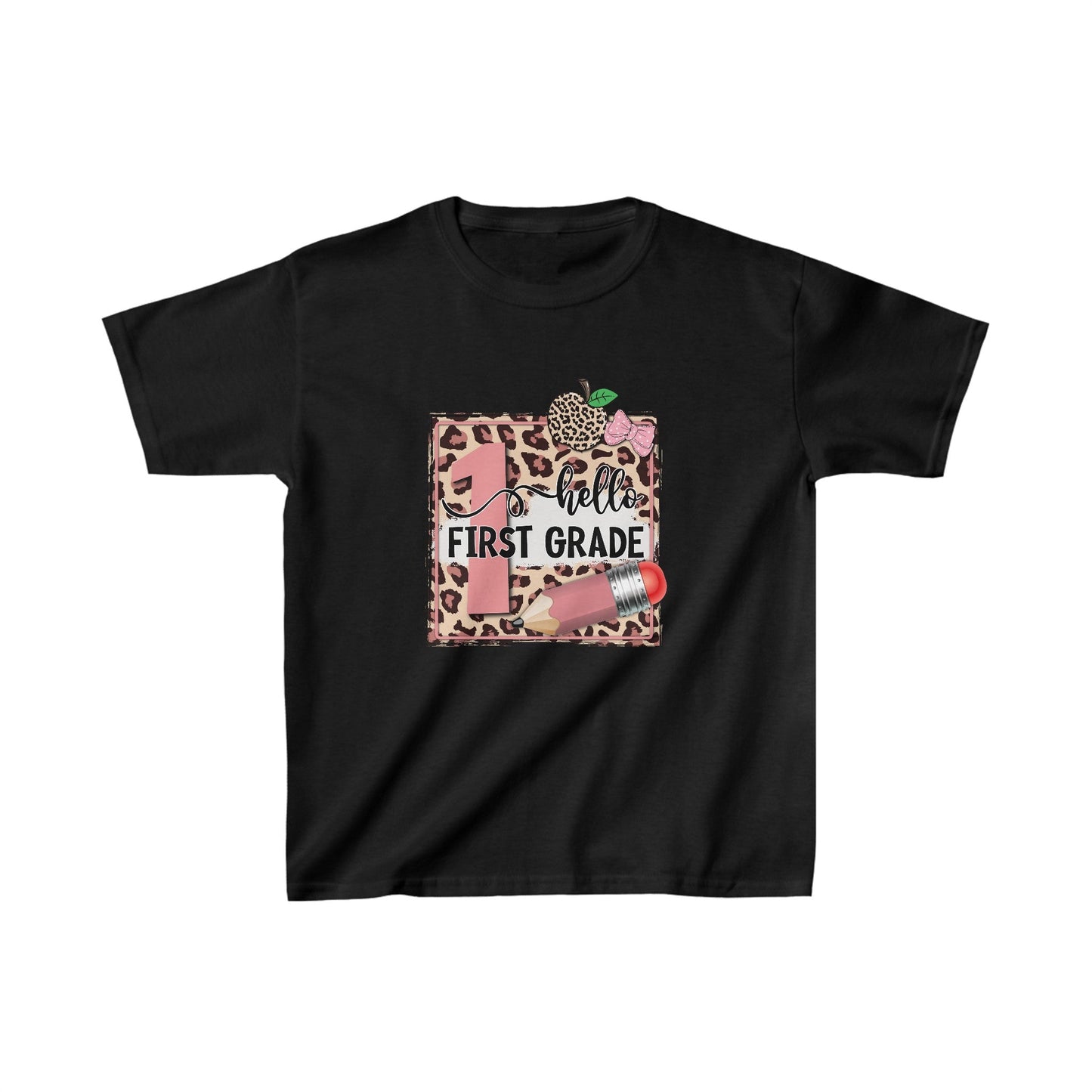 🍎 Hello Third Grade T - Shirt 🍎Kids Heavy Cotton™ Tee - EternalAscension