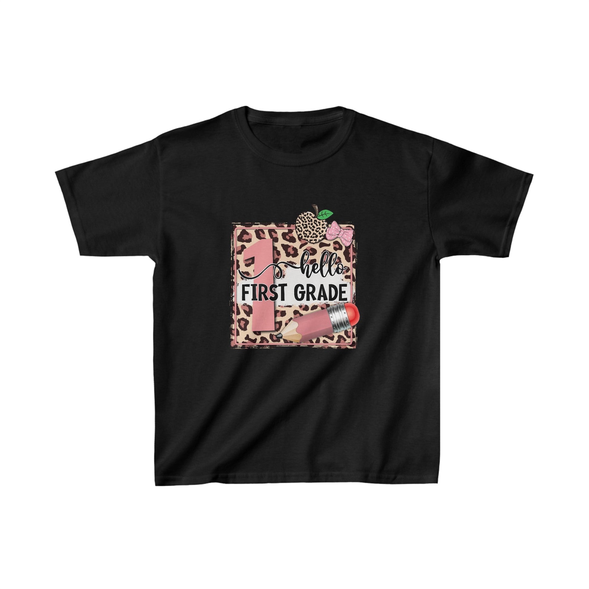 🍎 Hello Third Grade T - Shirt 🍎Kids Heavy Cotton™ Tee - EternalAscension