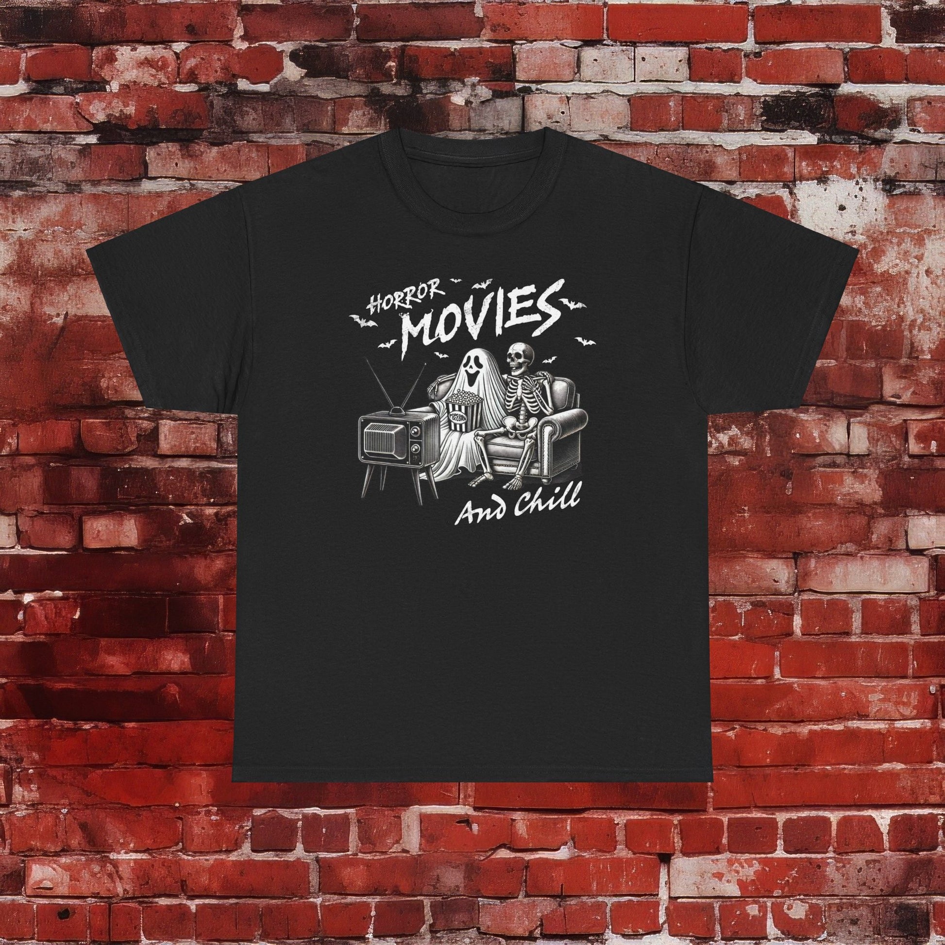 Horror Movies and Chill Unisex Heavy Cotton Tee - EternalAscension