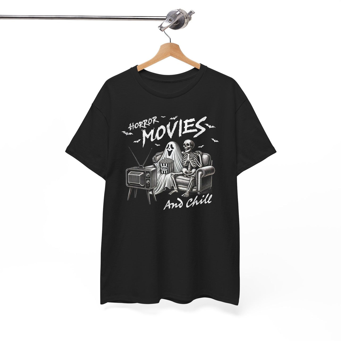 Horror Movies and Chill Unisex Heavy Cotton Tee - EternalAscension