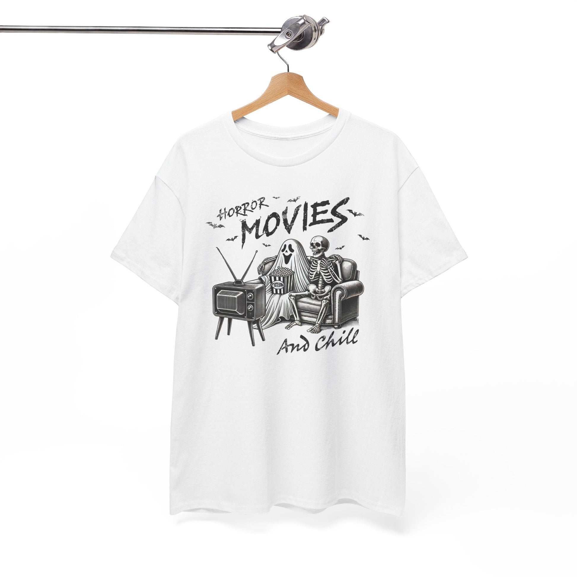 Horror Movies and Chill Unisex Heavy Cotton Tee - EternalAscension