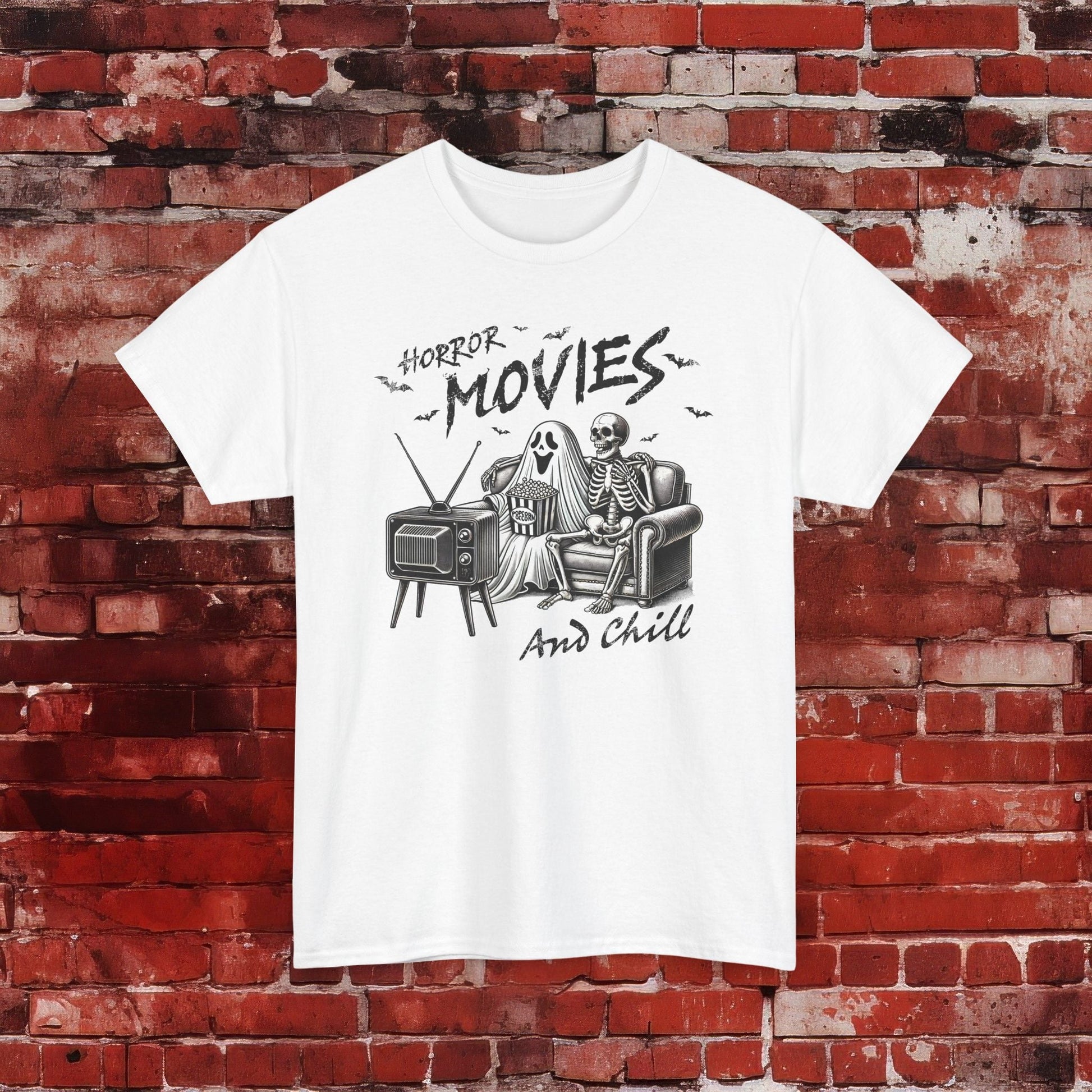 Horror Movies and Chill Unisex Heavy Cotton Tee - EternalAscension
