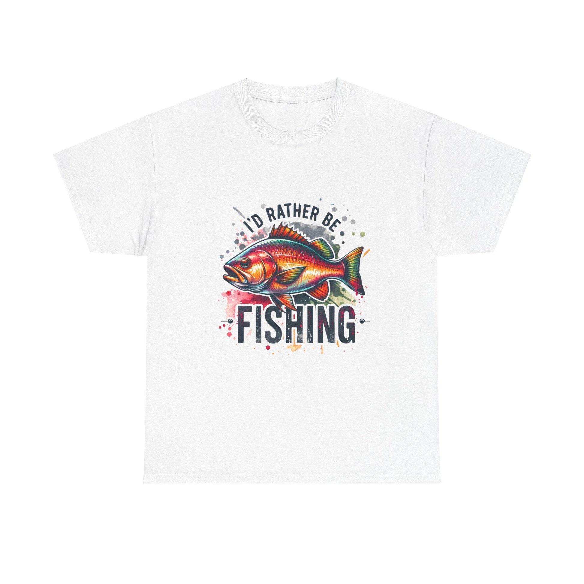Id Rather Be Fishing Unisex Heavy Cotton Tee - EternalAscension