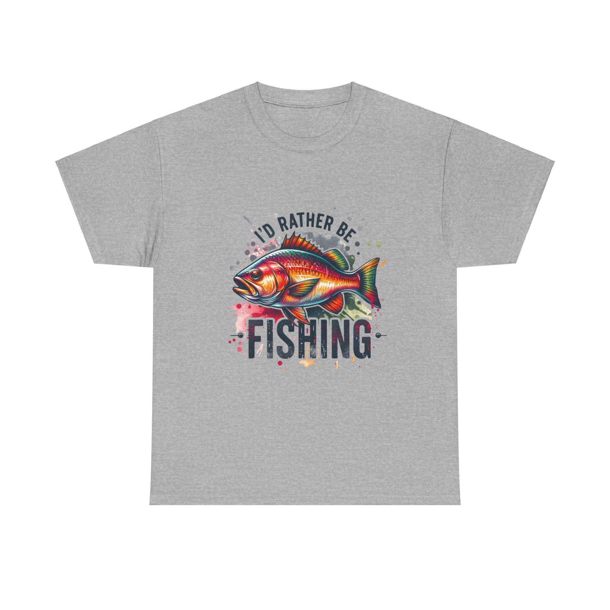 Id Rather Be Fishing Unisex Heavy Cotton Tee - EternalAscension