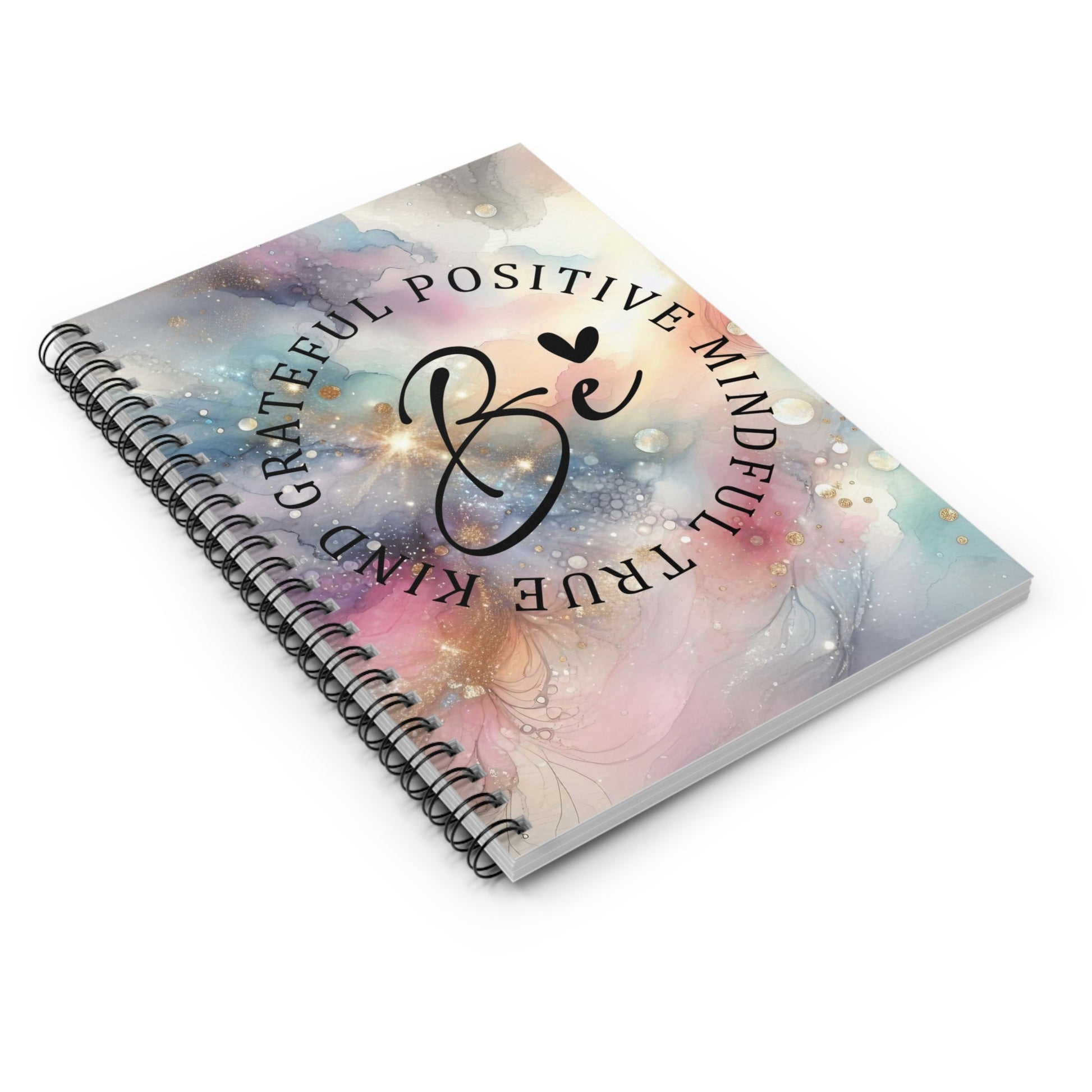 Inspirational Galaxy Spiral Notebook - Ruled Line - EternalAscension