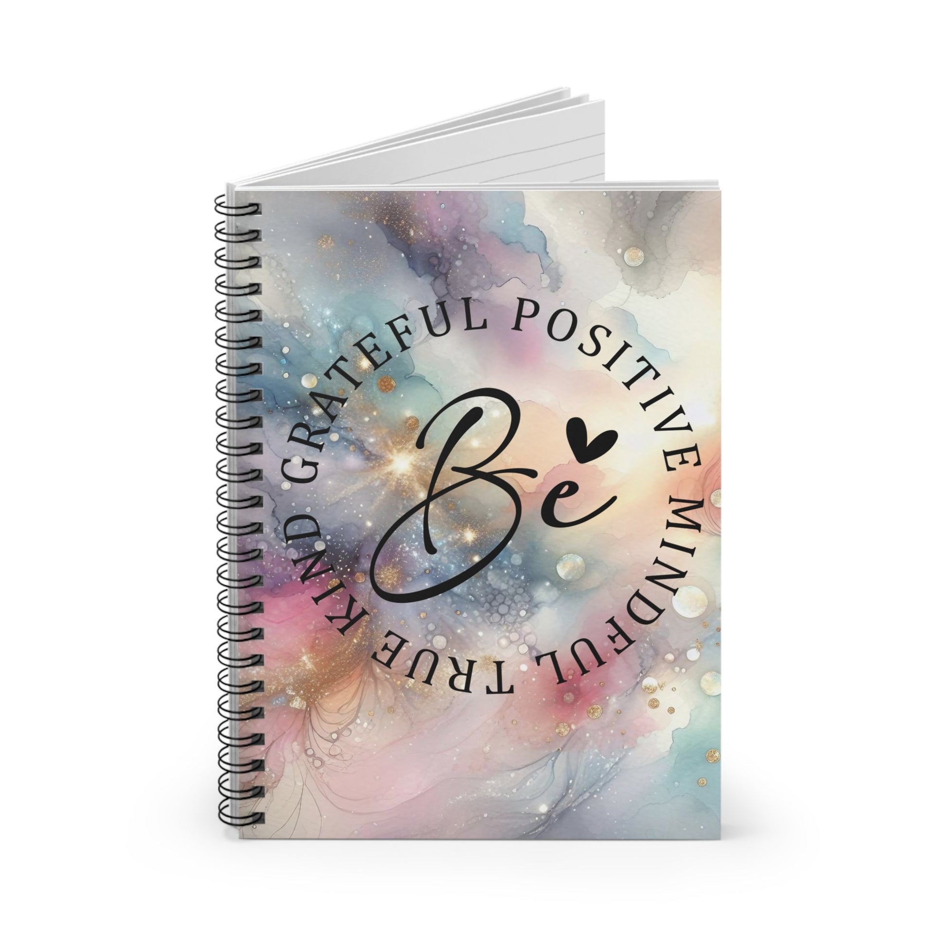 Inspirational Galaxy Spiral Notebook - Ruled Line - EternalAscension