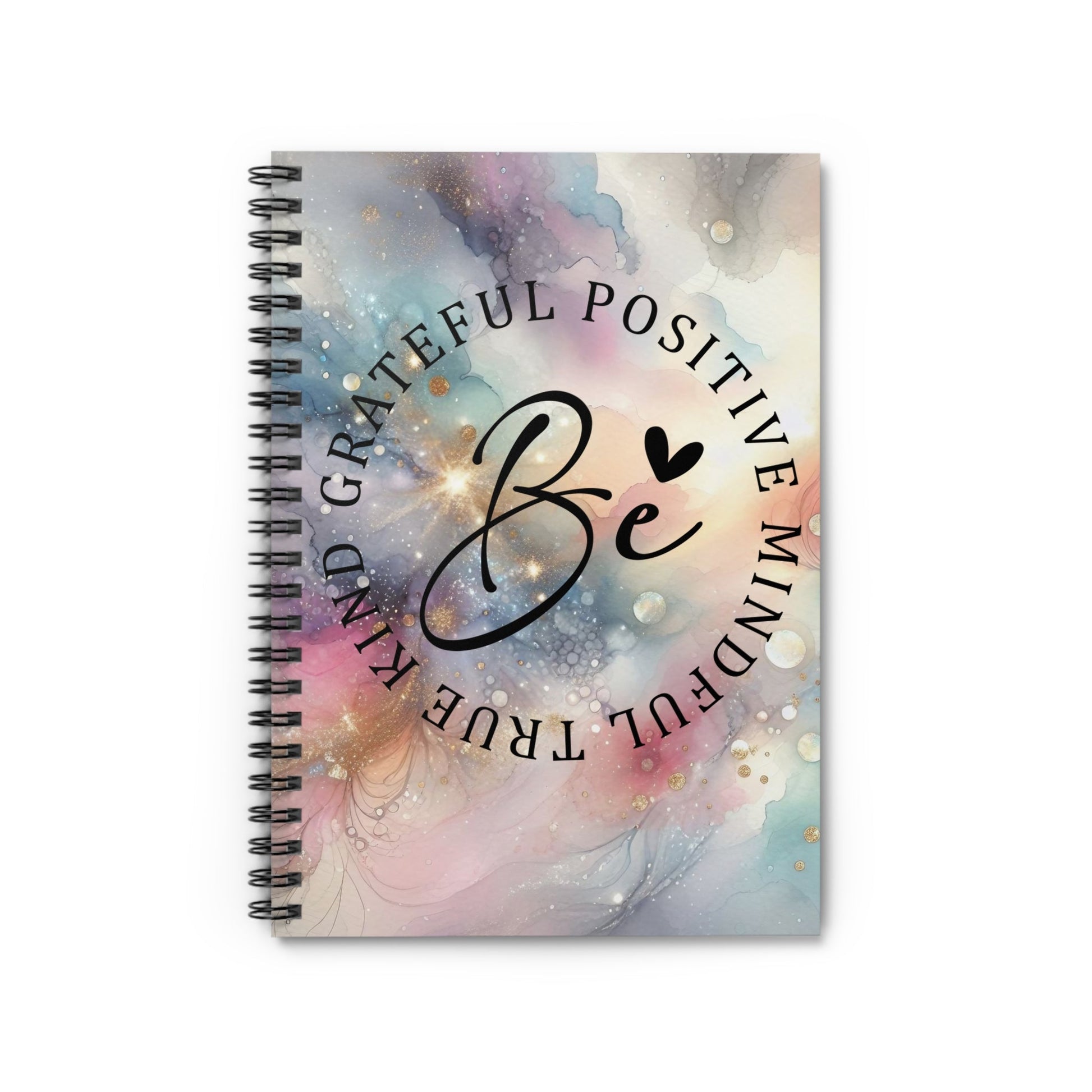 Inspirational Galaxy Spiral Notebook - Ruled Line - EternalAscension