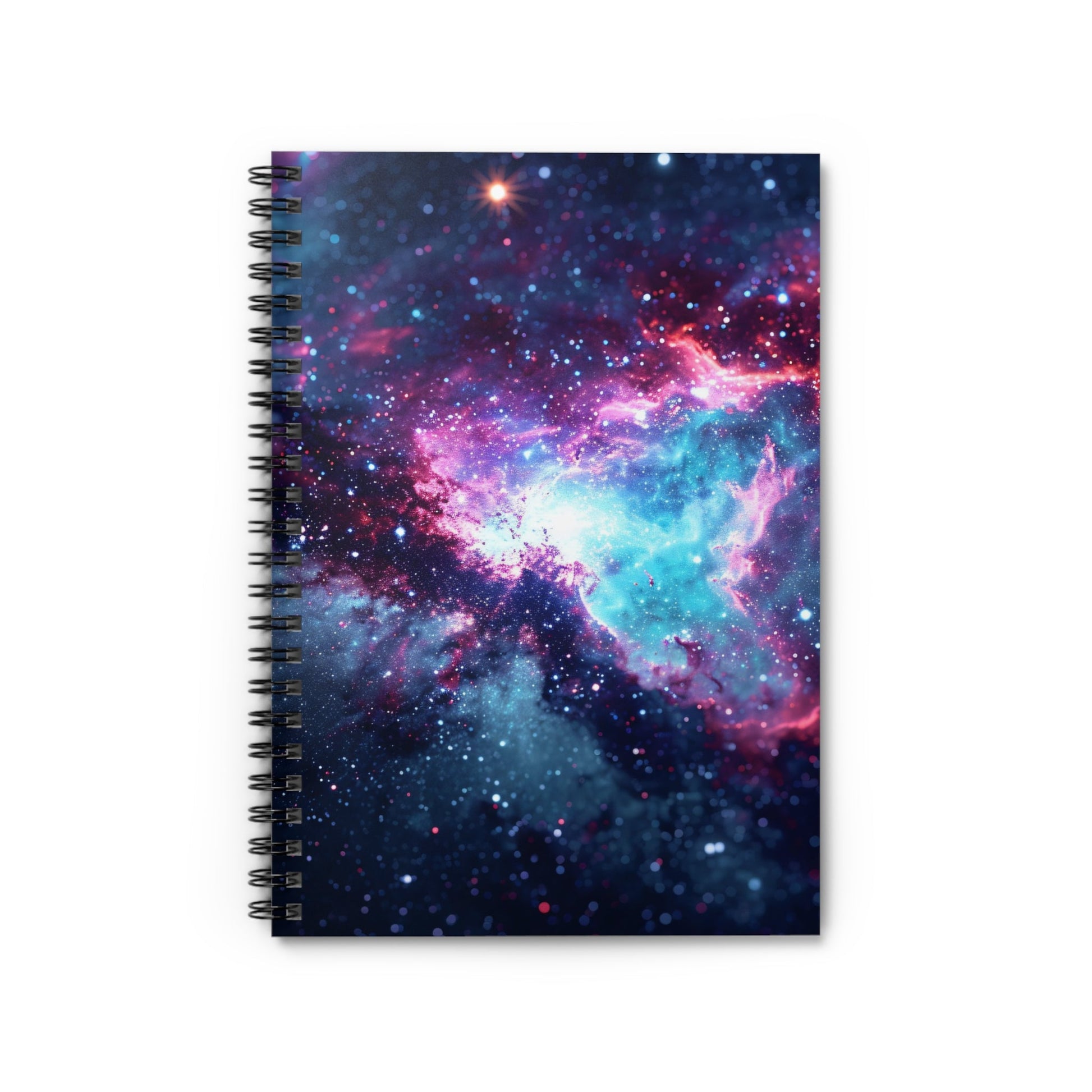 Into The Galaxy Spiral Notebook - Ruled Line - EternalAscension