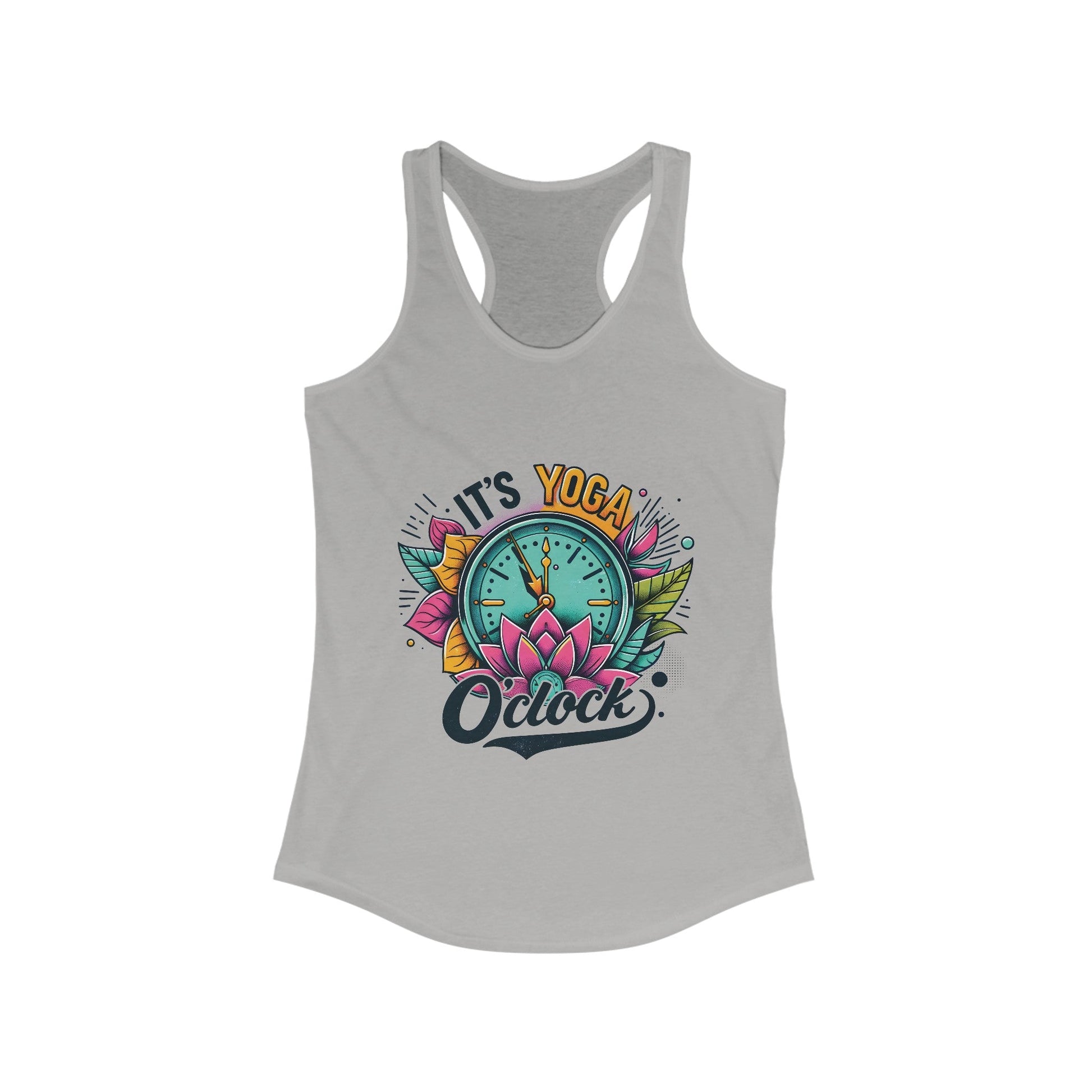 Its Yoga O'clock! Women's Ideal Racerback Tank - EternalAscension