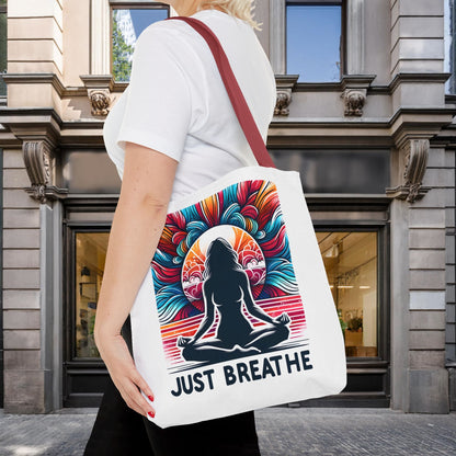 Just Breathe Meditation Tote Bag - EternalAscension
