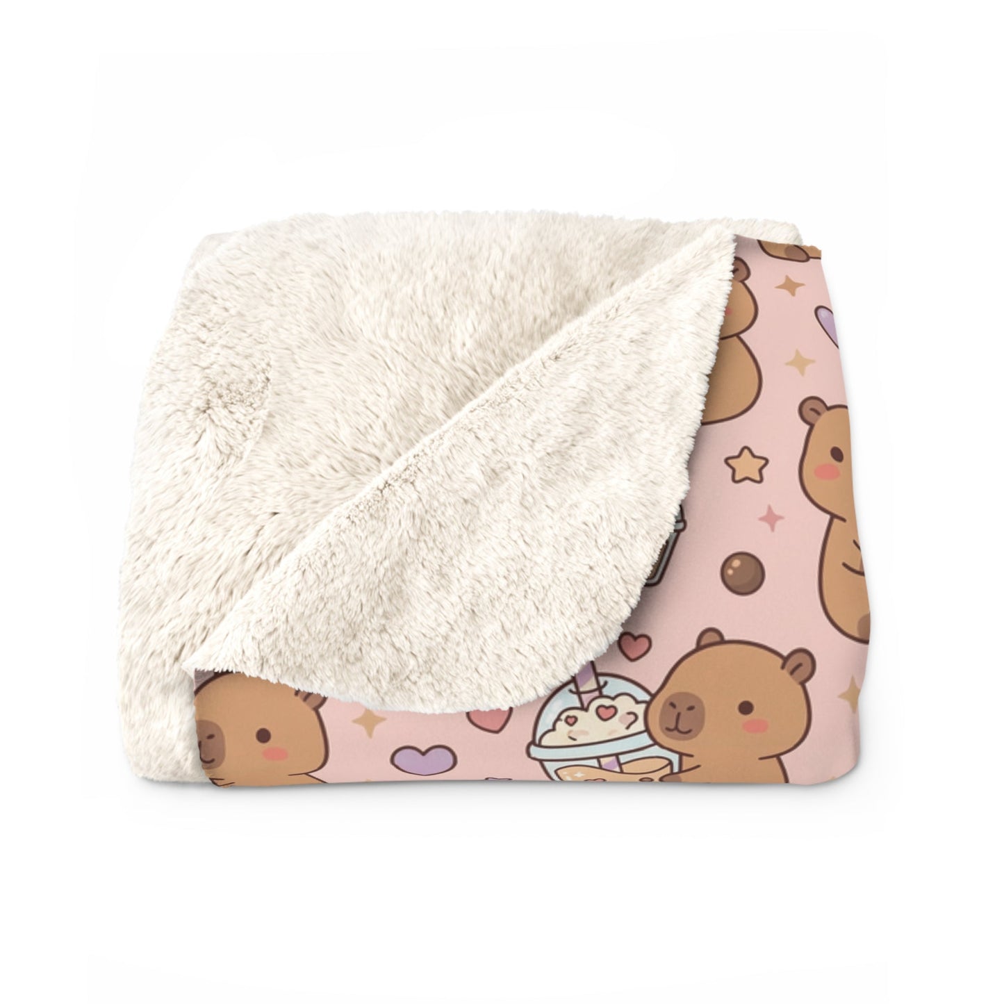 Kawaii boba capybara sherpa - EternalAscension