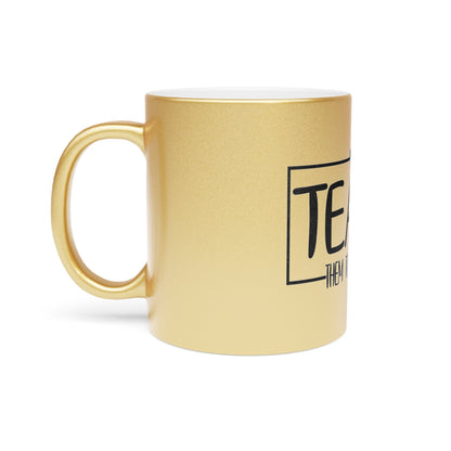 Kindness Teacher Metallic Mug (Silver\Gold) - EternalAscension