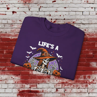 🎃Life's a Witch 🧙‍♀️Unisex Heavy Blend™ Crewneck Sweatshirt - EternalAscension