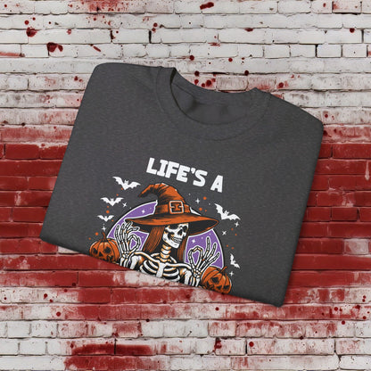 🎃Life's a Witch 🧙‍♀️Unisex Heavy Blend™ Crewneck Sweatshirt - EternalAscension