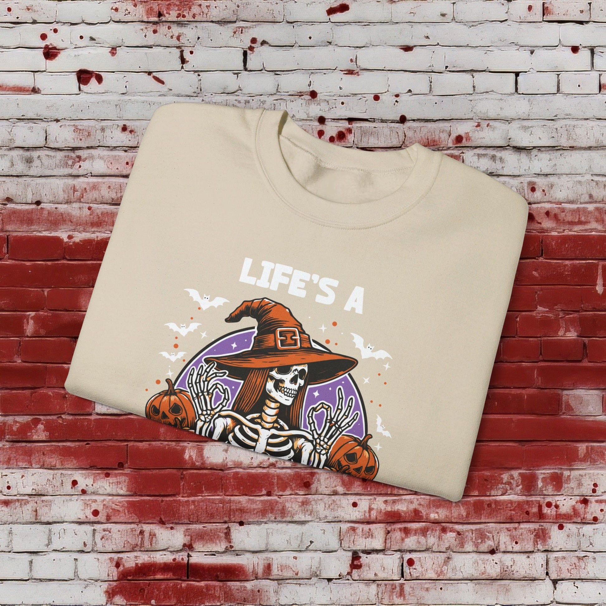 🎃Life's a Witch 🧙‍♀️Unisex Heavy Blend™ Crewneck Sweatshirt - EternalAscension