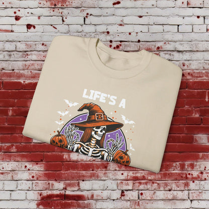 🎃Life's a Witch 🧙‍♀️Unisex Heavy Blend™ Crewneck Sweatshirt - EternalAscension