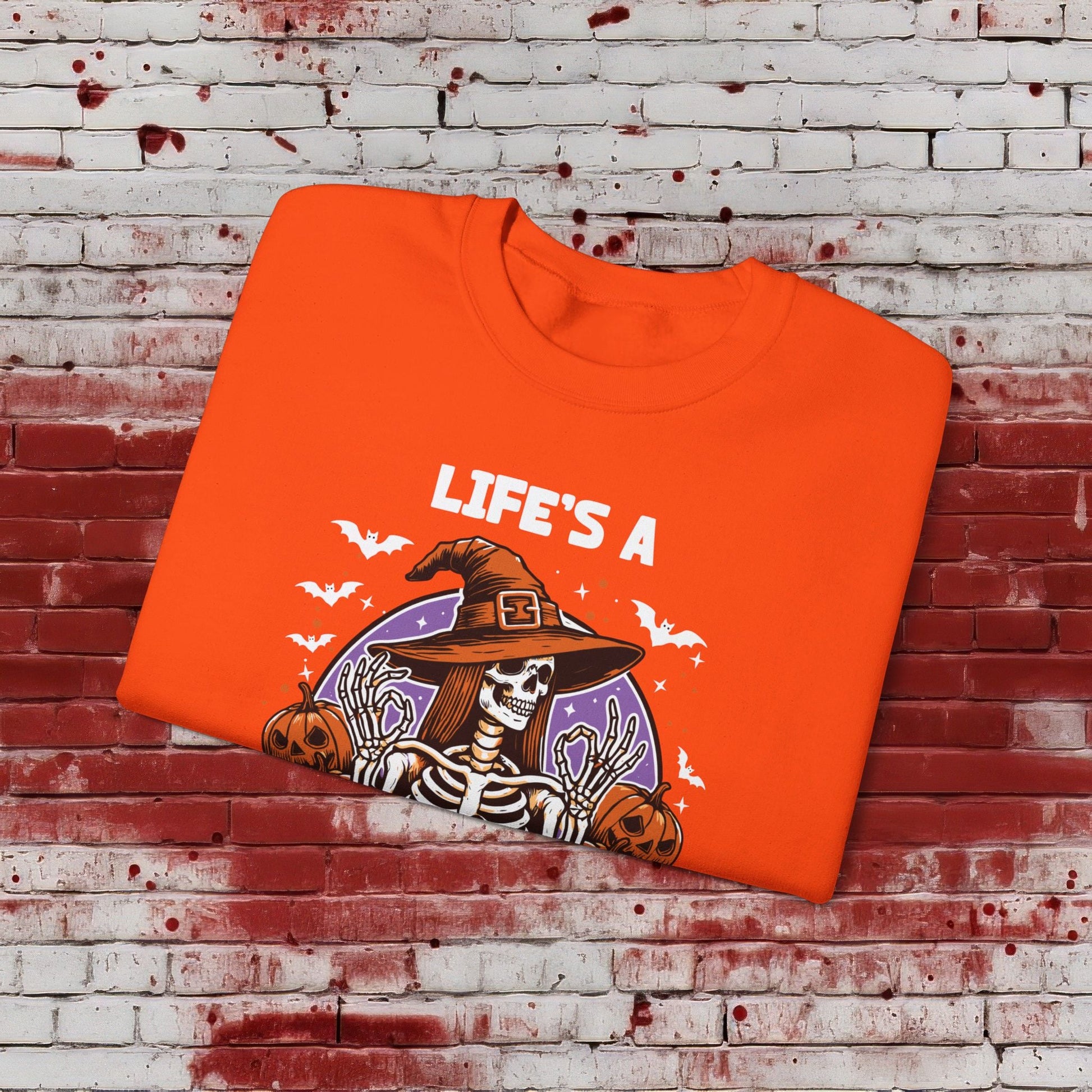 🎃Life's a Witch 🧙‍♀️Unisex Heavy Blend™ Crewneck Sweatshirt - EternalAscension
