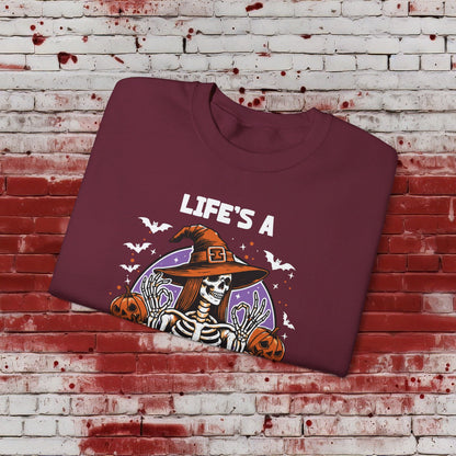 🎃Life's a Witch 🧙‍♀️Unisex Heavy Blend™ Crewneck Sweatshirt - EternalAscension