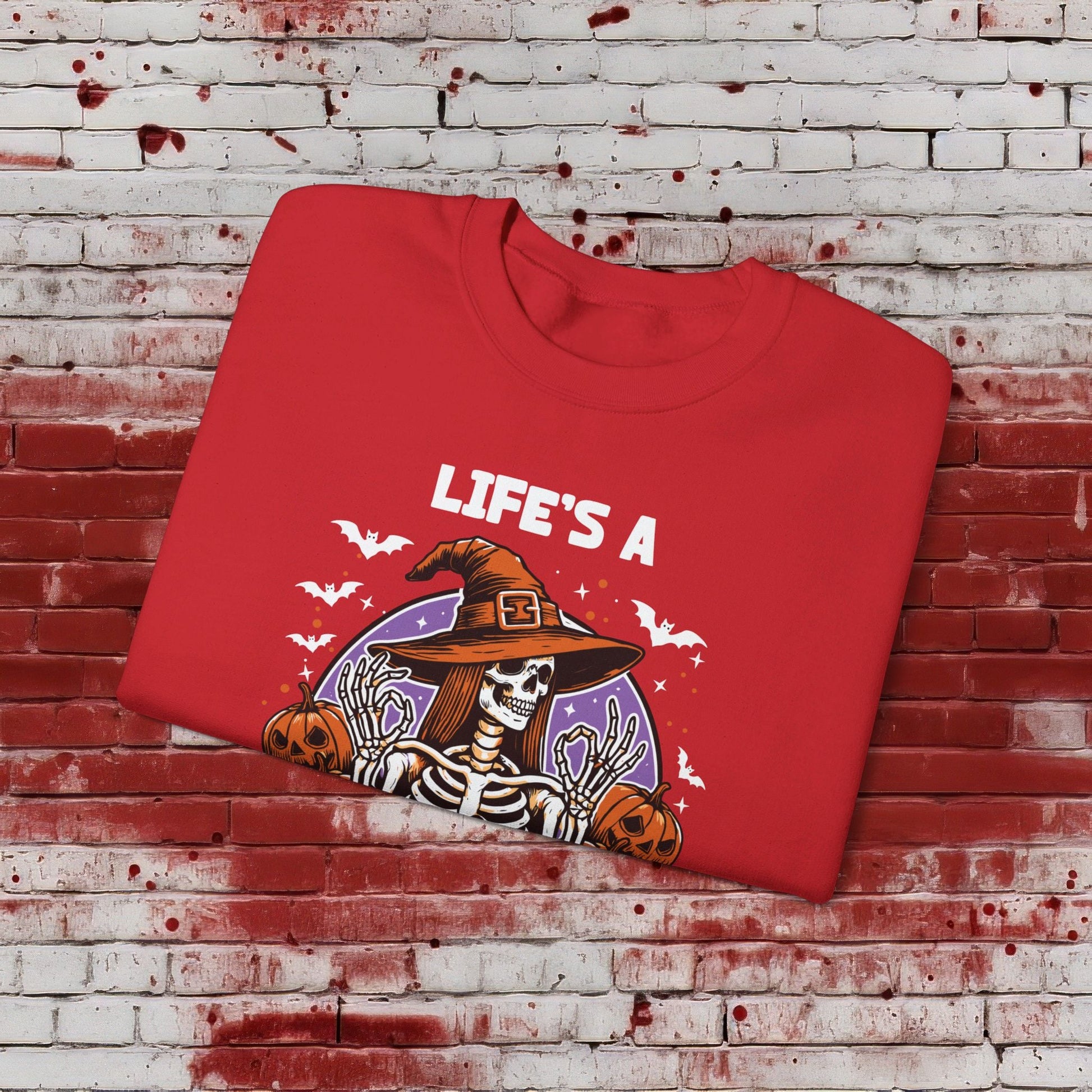 🎃Life's a Witch 🧙‍♀️Unisex Heavy Blend™ Crewneck Sweatshirt - EternalAscension