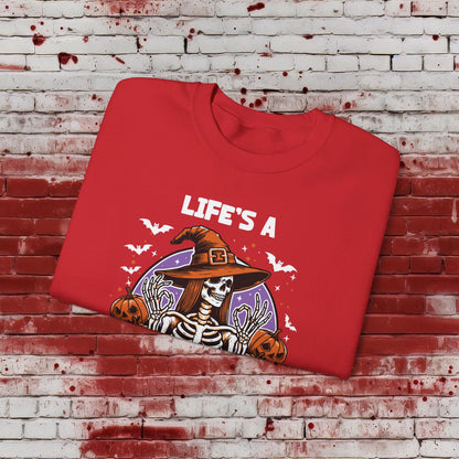 🎃Life's a Witch 🧙‍♀️Unisex Heavy Blend™ Crewneck Sweatshirt - EternalAscension