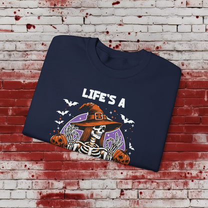 🎃Life's a Witch 🧙‍♀️Unisex Heavy Blend™ Crewneck Sweatshirt - EternalAscension